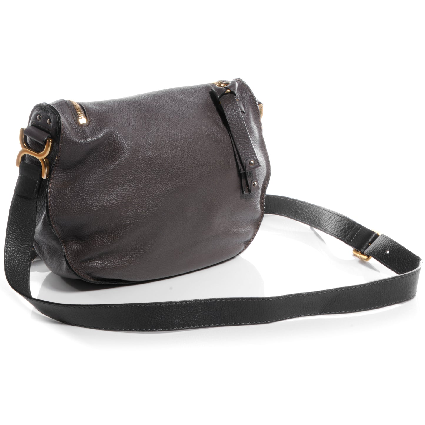 Calfskin Marcie Crossbody Bag Ash