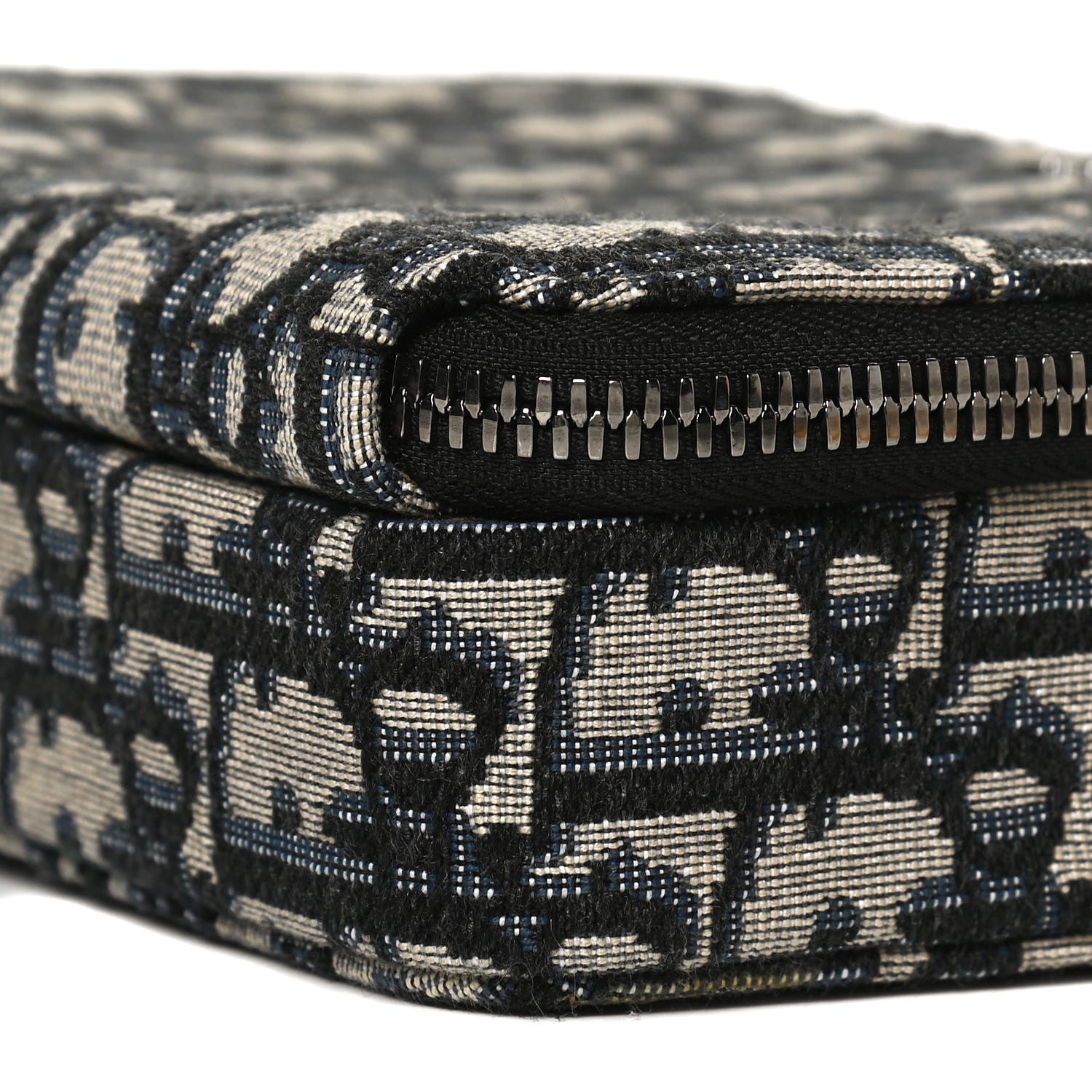 Christian Dior Oblique Pouch Navy Blue 5 of 10