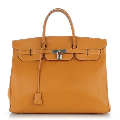 Hermes Vache Natural Birkin 40 1 of 34