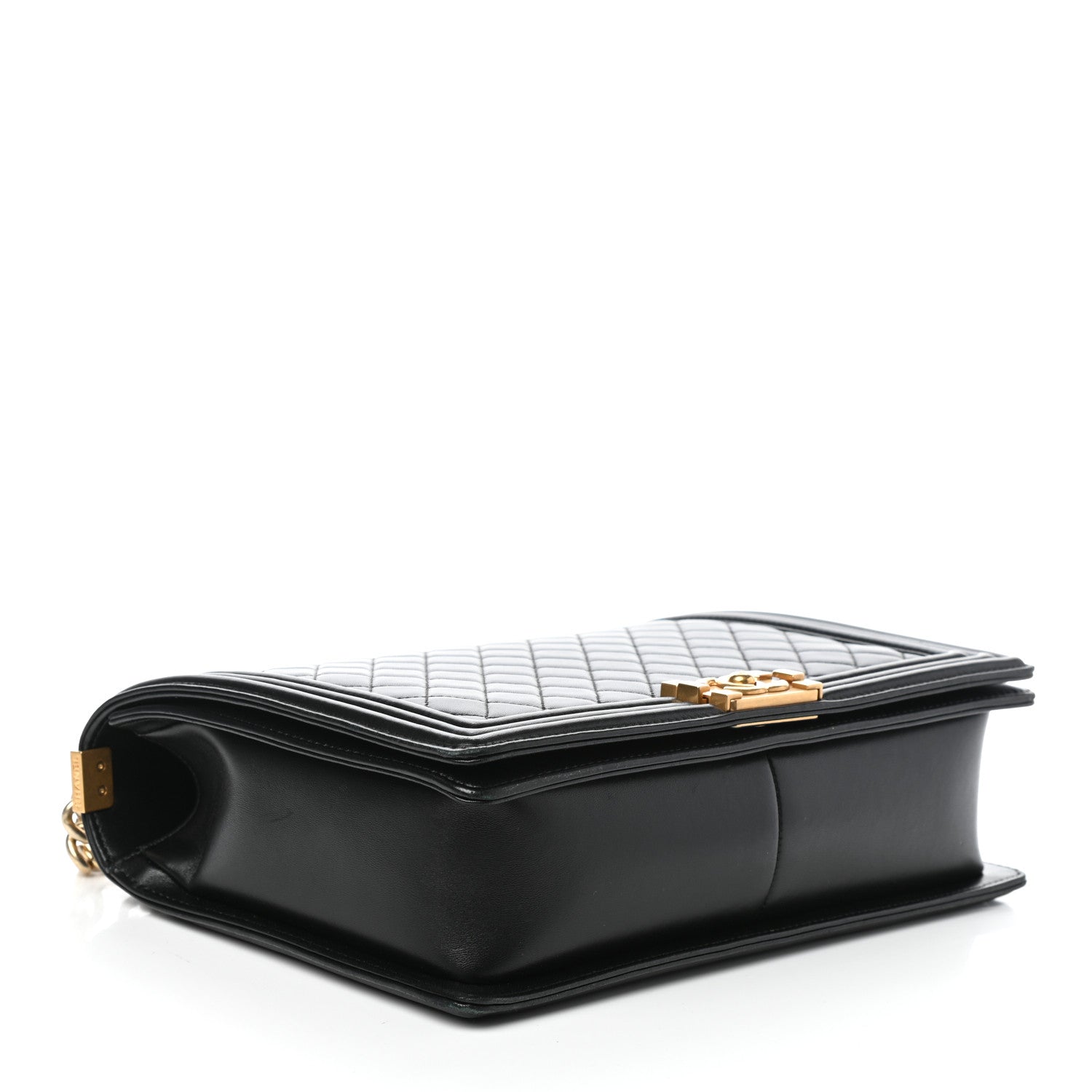 Chanel Lambskin Quilted Large Boy Flap Black 4 of 10