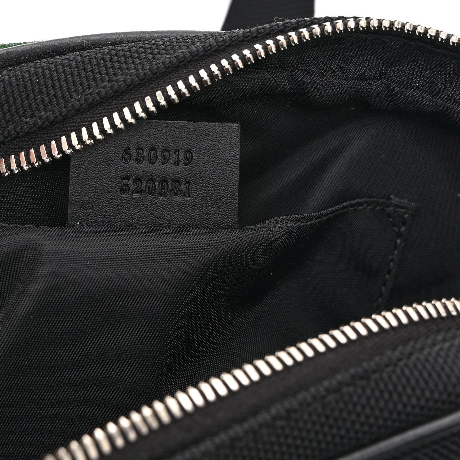 Gucci Canvas Web Slim Belt Bag Black 7 of 11