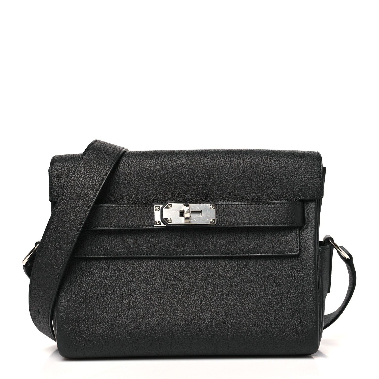 Hermes Togo Kelly Messenger PM Black 1 of 12