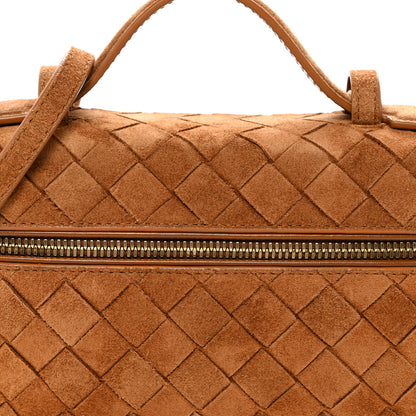 Bottega Veneta Suede Intrecciato Bang Bang Vanity Case Amber 8 of 10
