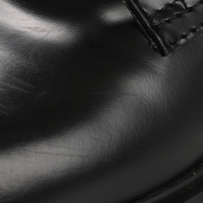 Prada Spazzolato Rois Re-Nylon Metal Triangle Logo Monolith Pouch Pocket 55mm Boots 37 Black 16 of 16