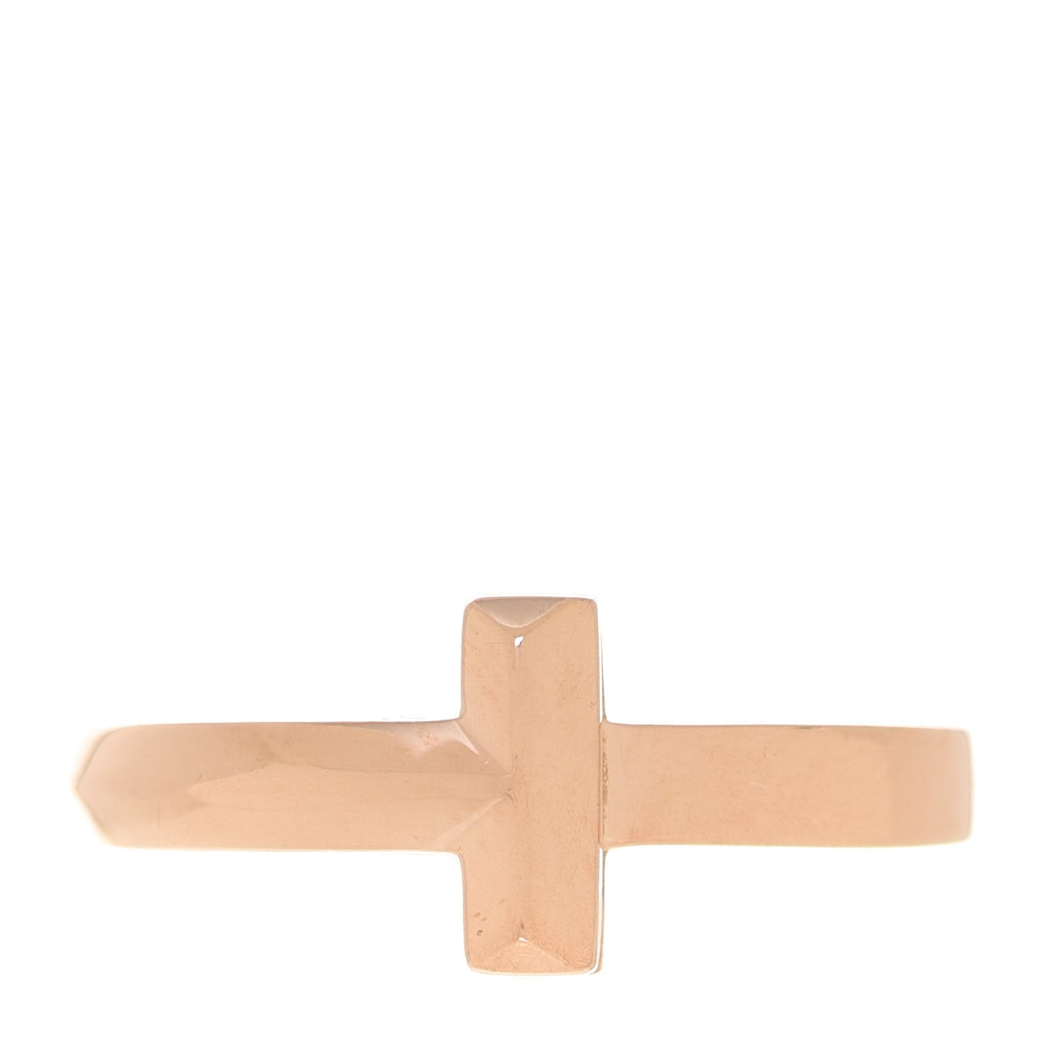 Tiffany 18K Rose Gold T T1 Ring 47 4 1 of 4