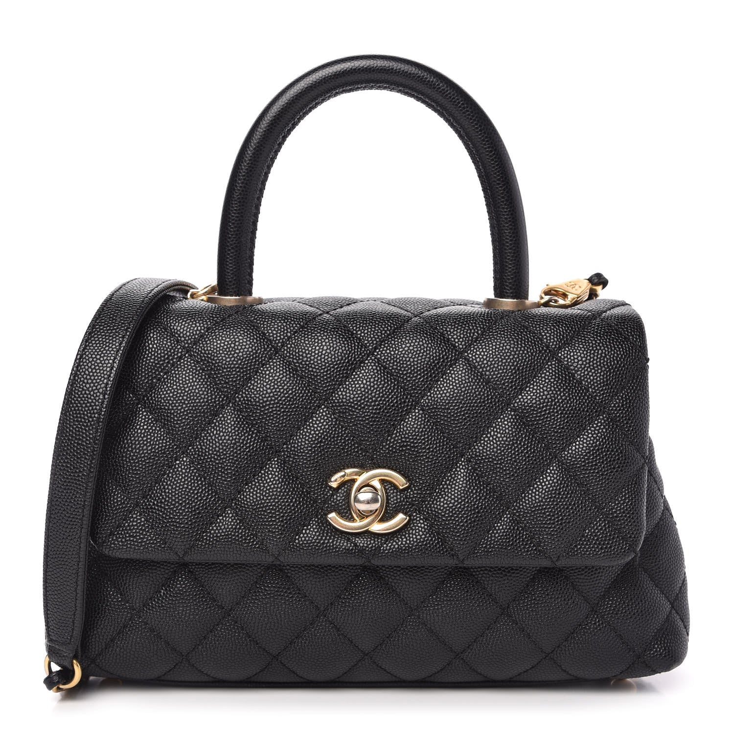 Chanel Caviar Quilted Mini Coco Handle Flap Black 1 of 11