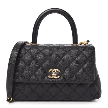 Chanel Caviar Quilted Mini Coco Handle Flap Black 1 of 11