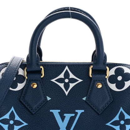 Louis Vuitton Empreinte Monogram Giant Speedy Bandouliere 20 Degrade Blue 9 of 11