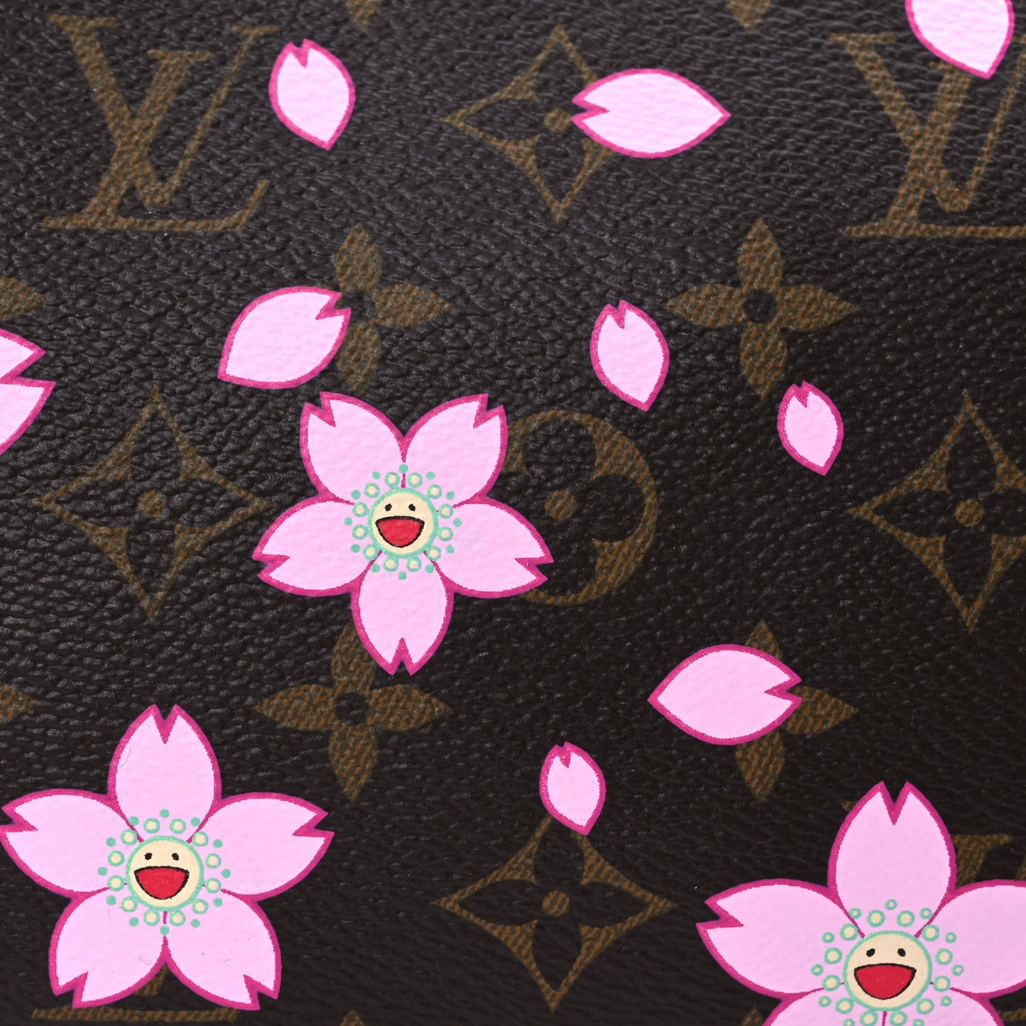 LV X TM Monogram Cherry Blossom Boulogne Sakura Brown