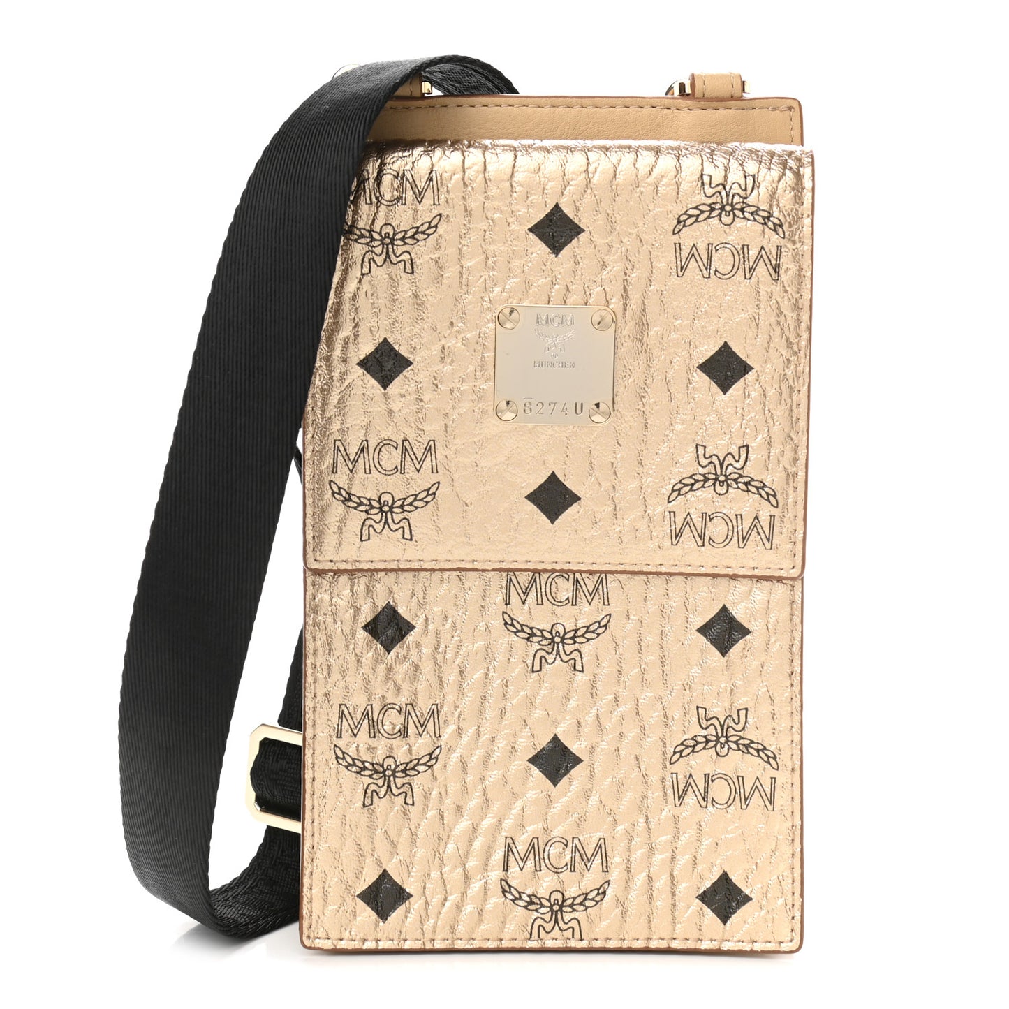 Visetos Crossbody Phone Case Gold