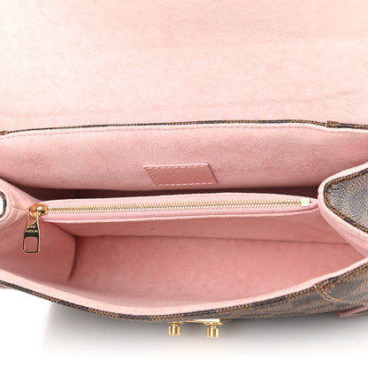 Louis Vuitton Damier Ebene Caissa Clutch Rose Ballerine 5 of 10