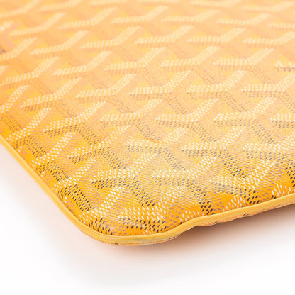 Goyard Goyardine Senat Pochette GM Yellow 14 of 15
