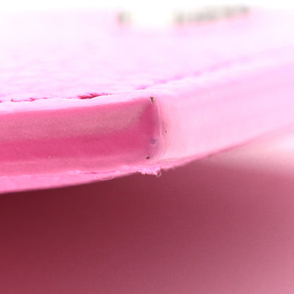 Christian Dior Grained Calfskin Card Holder Fuchsia 8 of 8