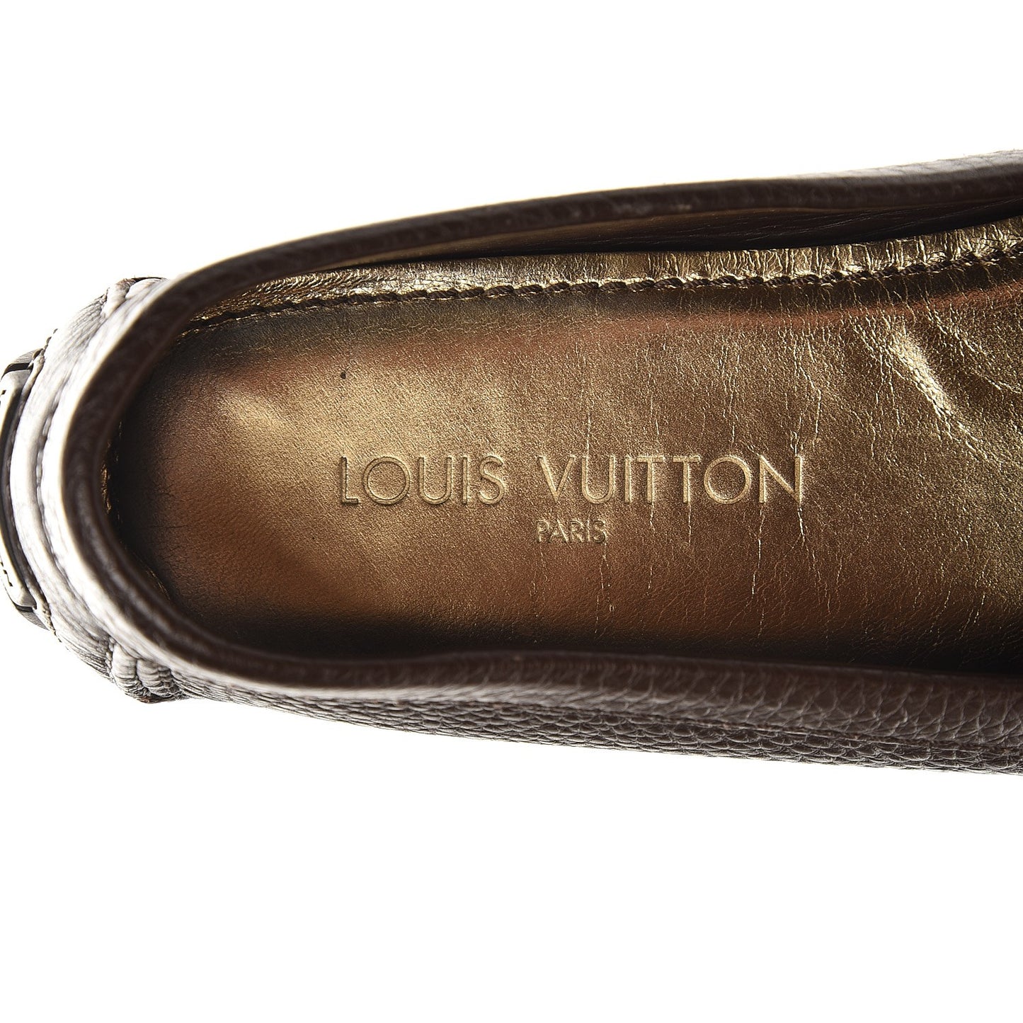 Calfskin Monte Carlo Moccasin Loafers 38.5 Cacao