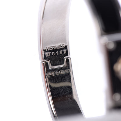Hermes Enamel Clic Anneau Bracelet PM Black 4 of 5