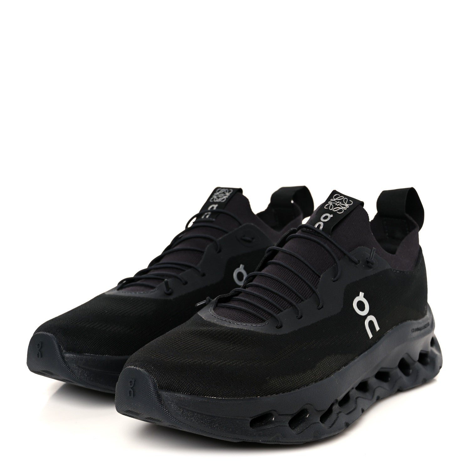 Loewe X ON Recycled Polyester Mens Cloudtilt Sneakers 40 All Black 4 of 10