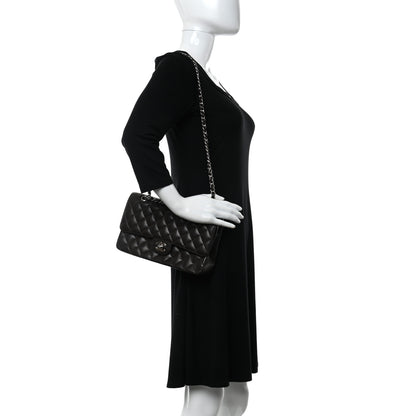 Chanel Caviar Quilted Medium Double Flap Dark Brown 2 of 11