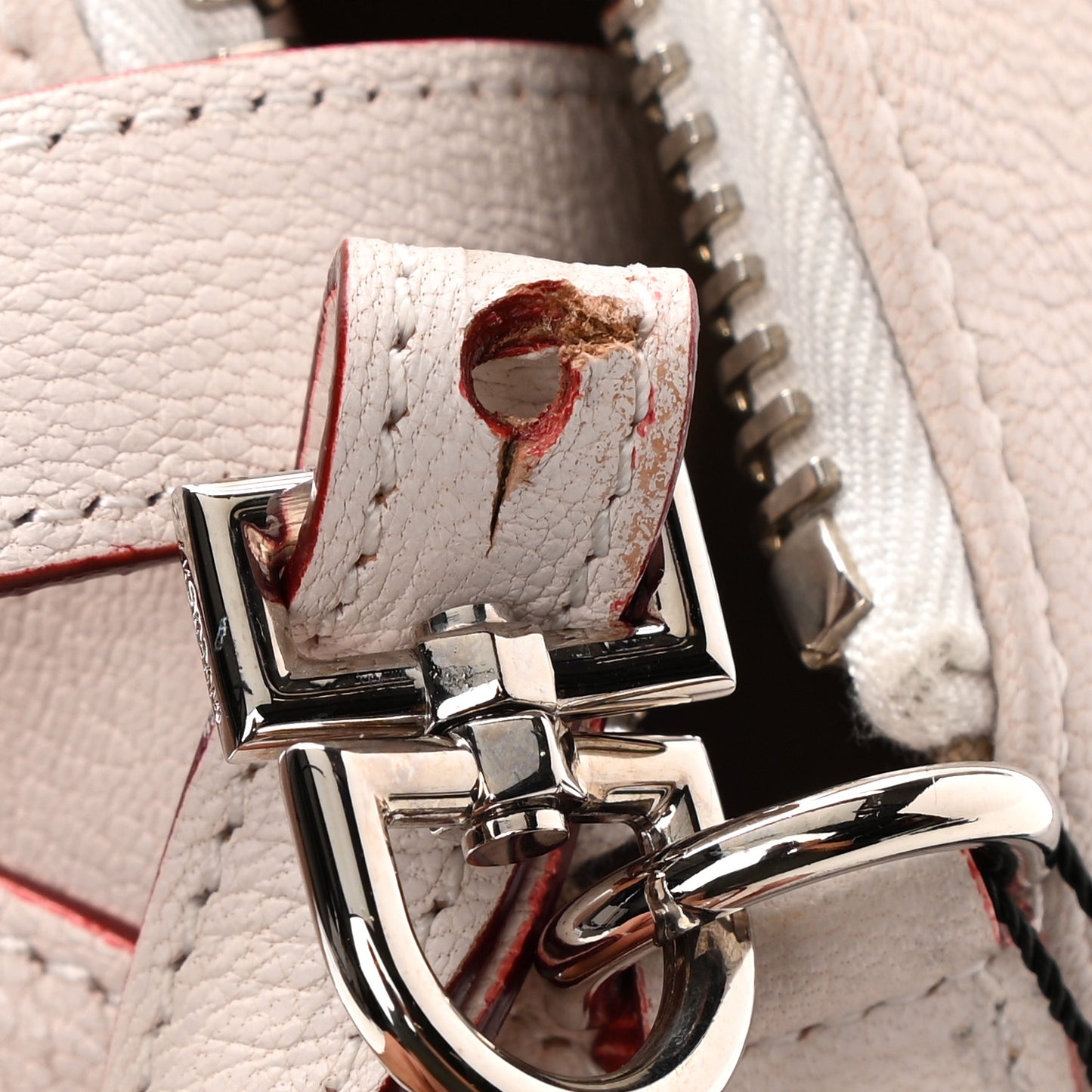 Sugar Goatskin Mini Antigona White