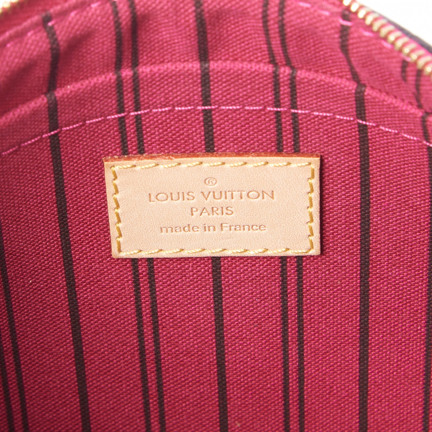 Louis Vuitton Monogram Neverfull MM GM Pochette Pivoine 7 of 7