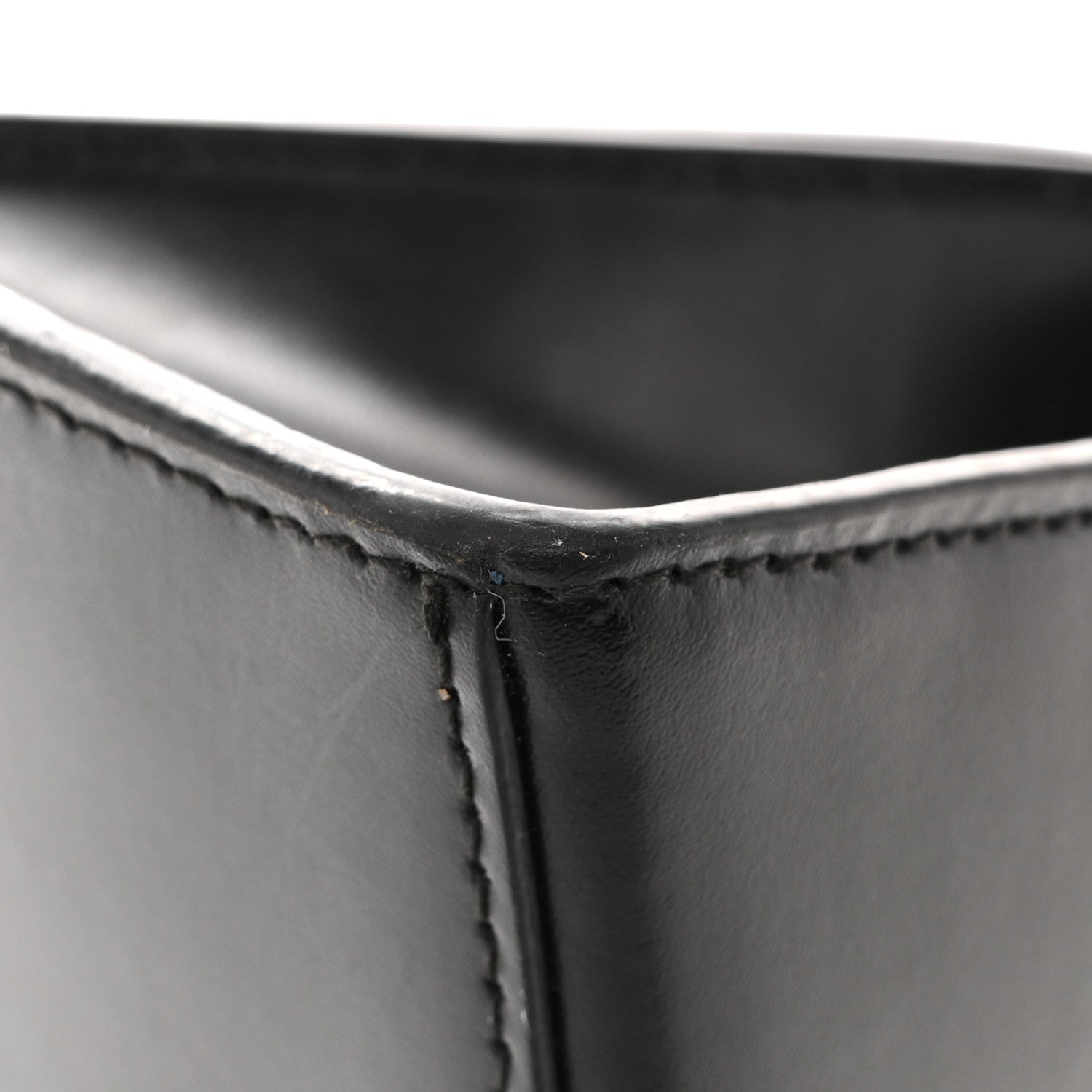Balenciaga Shiny Box Calfskin Hourglass Top Handle Bag XS Black 13 of 17