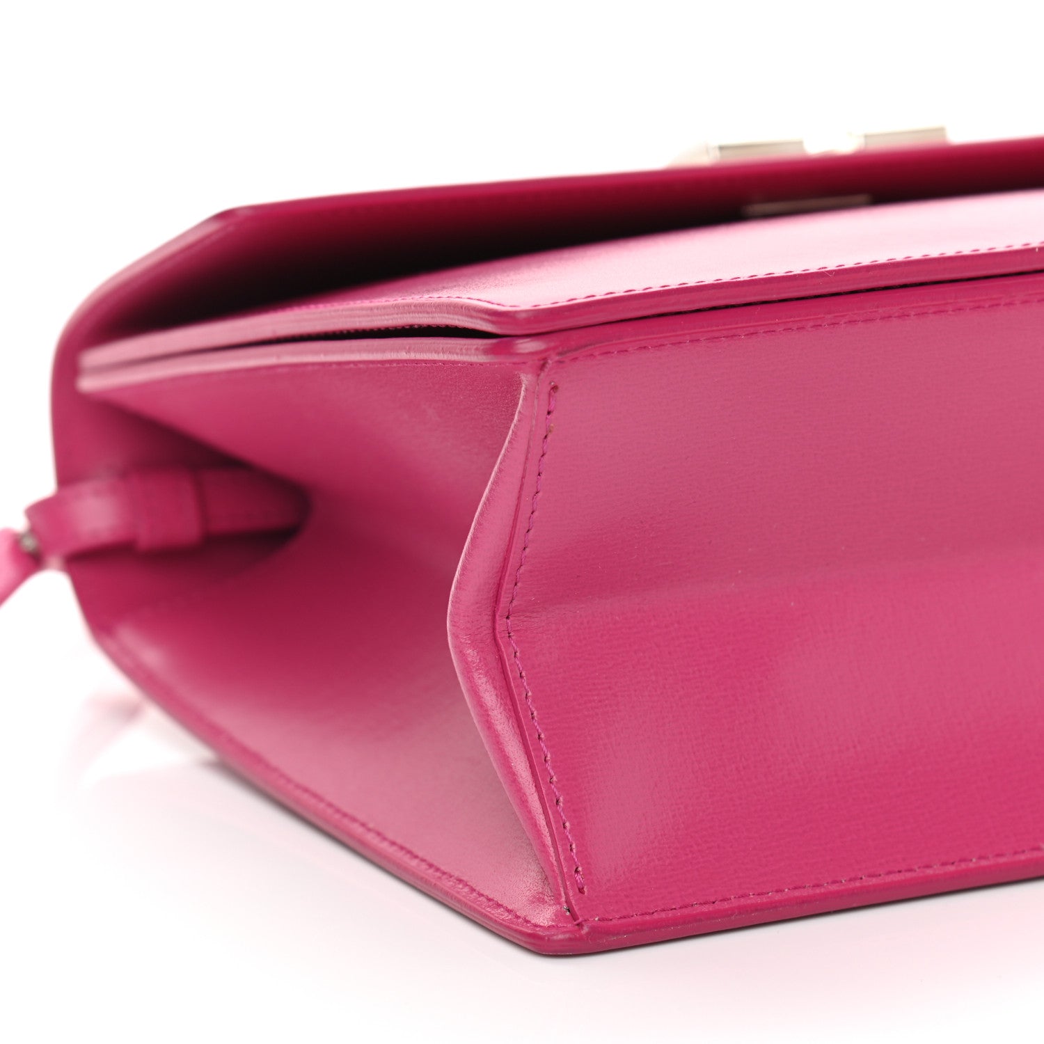 Off-White Calfskin 2.8 Jitney Bag Fuchsia 8 of 9