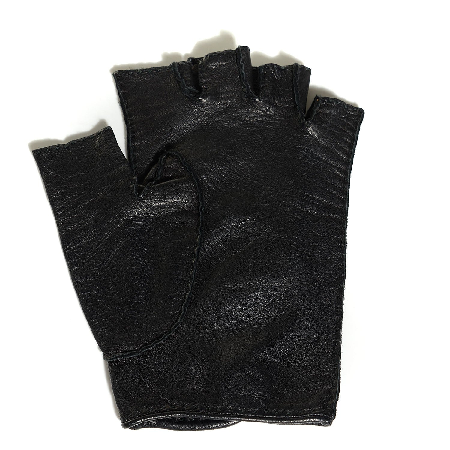 Hermes Lambskin Conduit 2 Left Glove Black 2 of 6