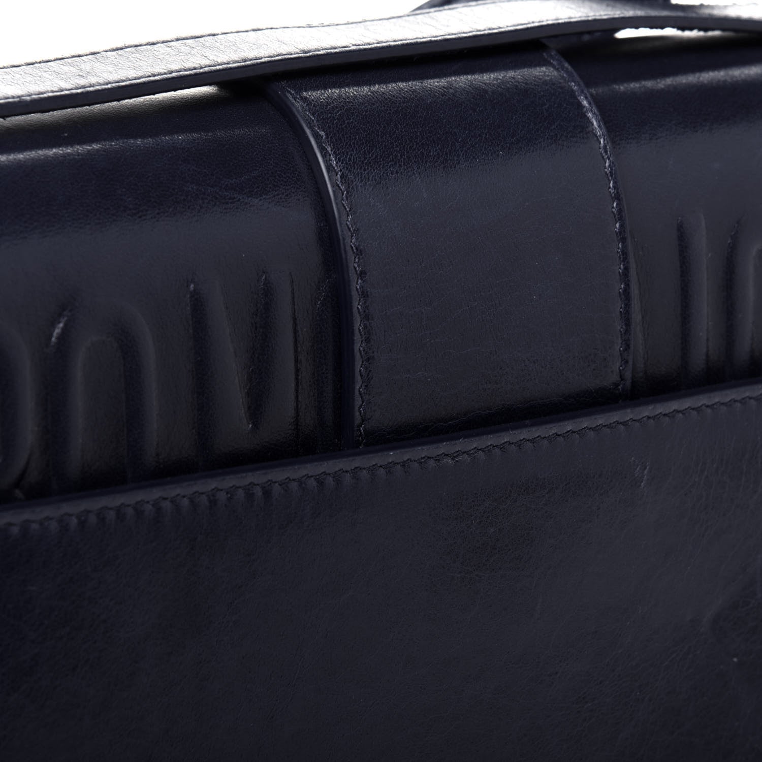 Christian Dior Shiny Crinkled Lambskin 30 Montaigne Flap Bag Indigo 14 of 20