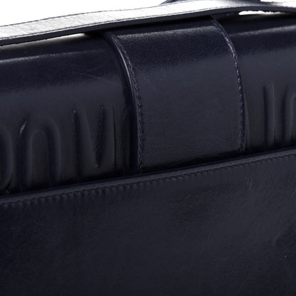 Christian Dior Shiny Crinkled Lambskin 30 Montaigne Flap Bag Indigo 14 of 20