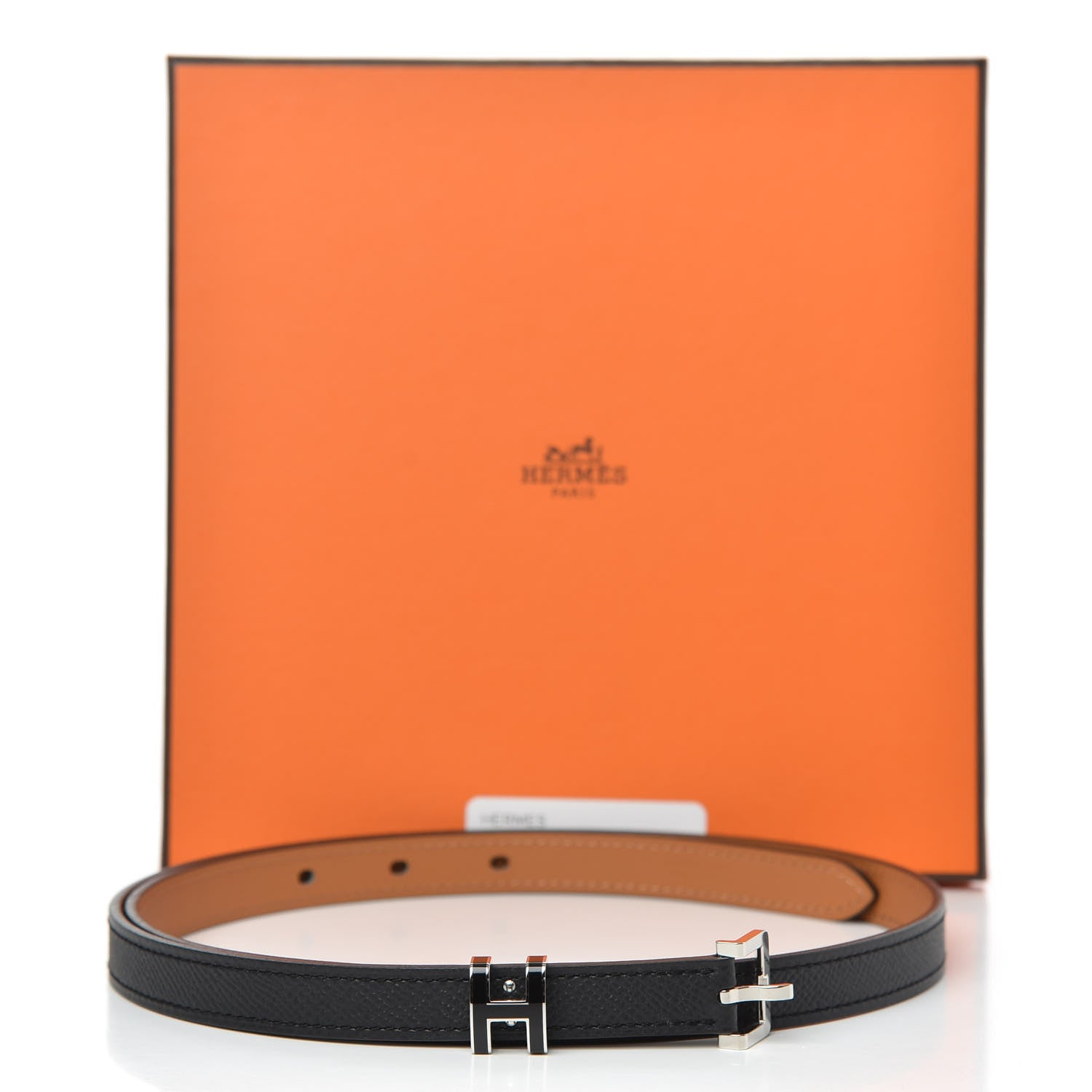 Hermes Epsom 15mm Pop H Belt 85 Black 6 of 6