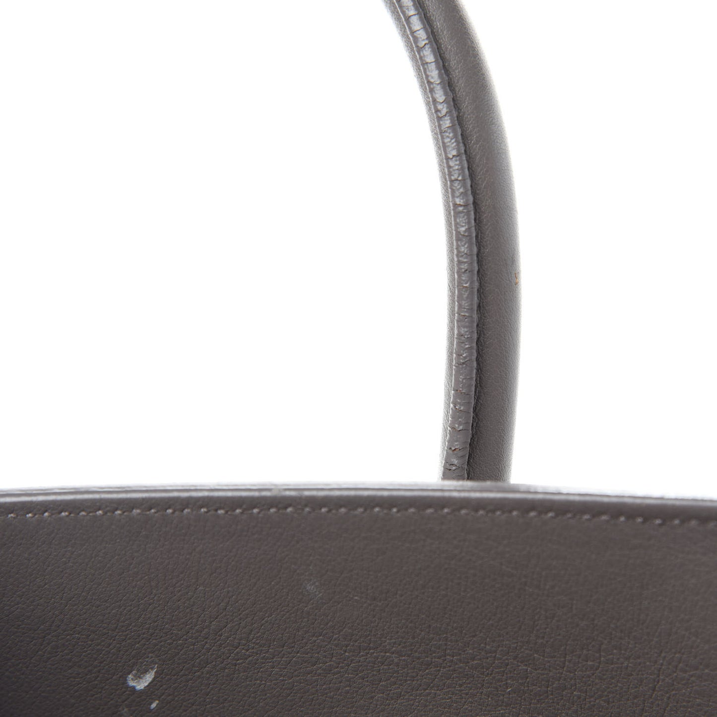 Grained Calfskin Small Sac De Jour Fog