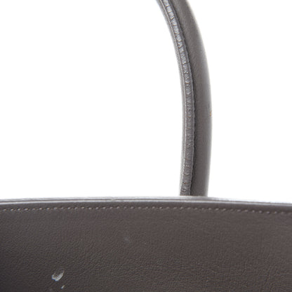 Saint Laurent Grained Calfskin Small Sac De Jour Fog 13 of 20