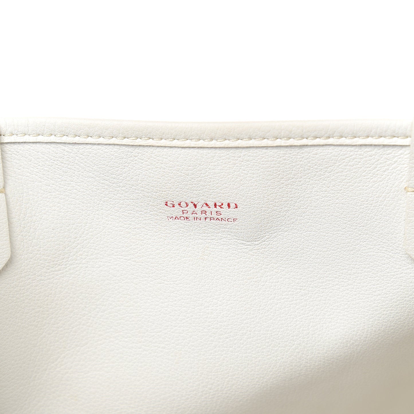 Goyardine Reversible Anjou PM White