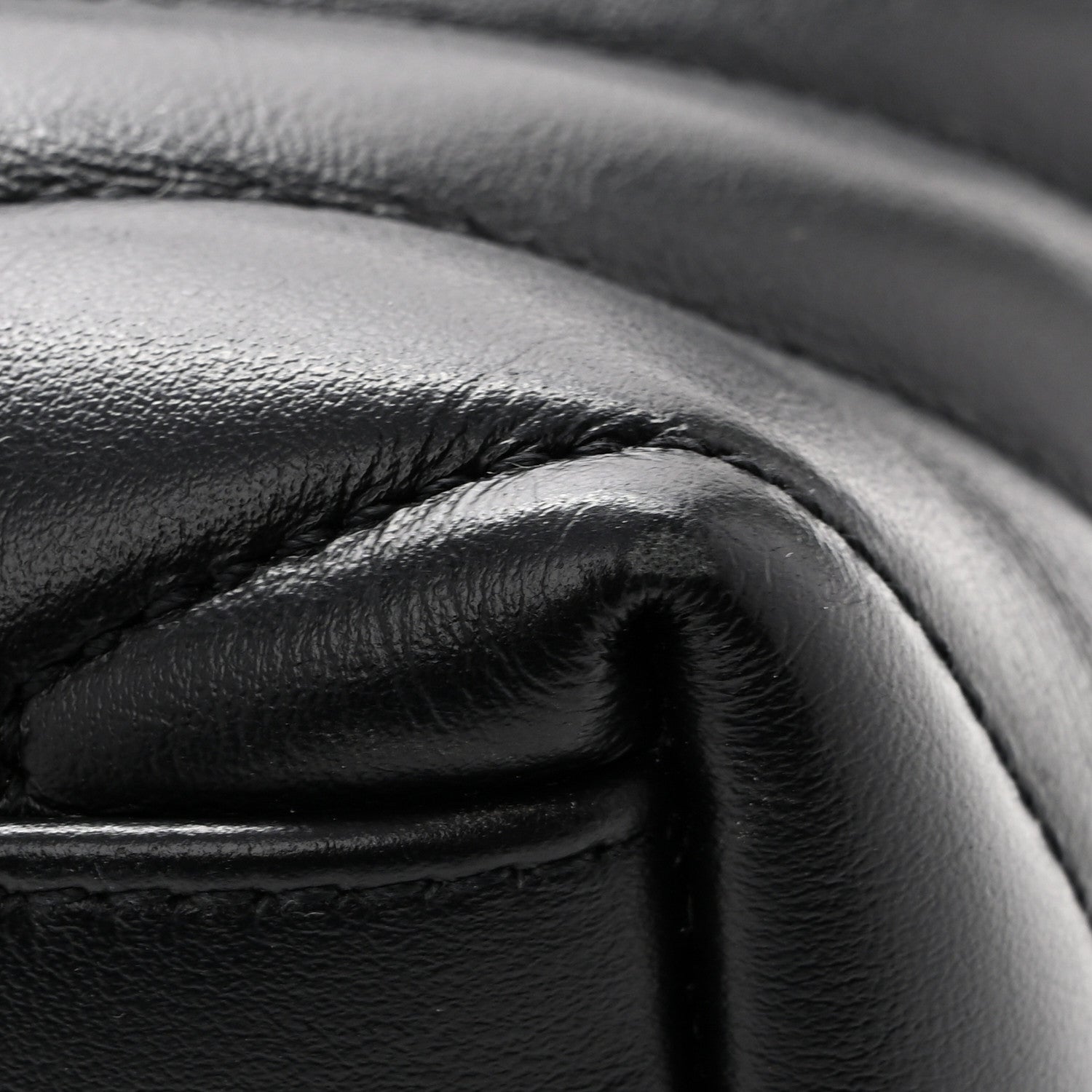 Saint Laurent Calfskin Y Quilted Monogram Small Loulou Chain Satchel Black 11 of 14