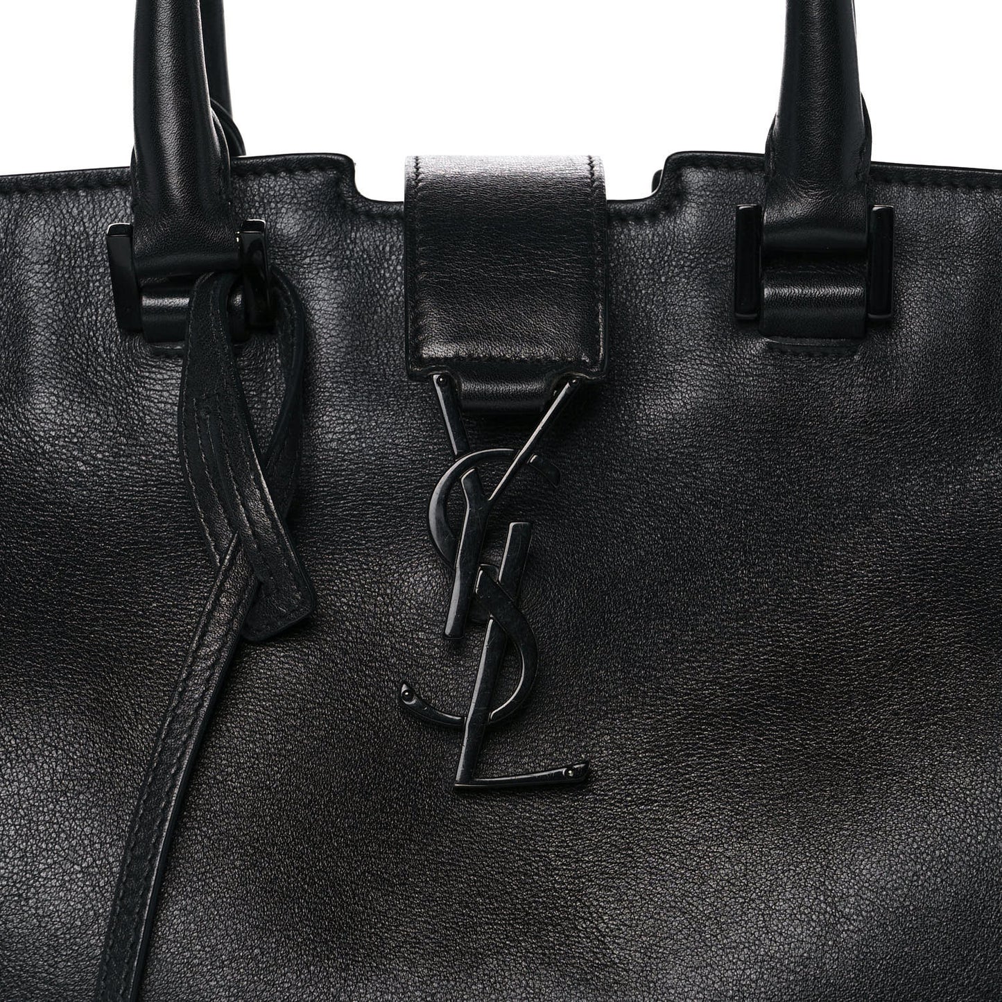 Calfskin Small Monogram Cabas Black