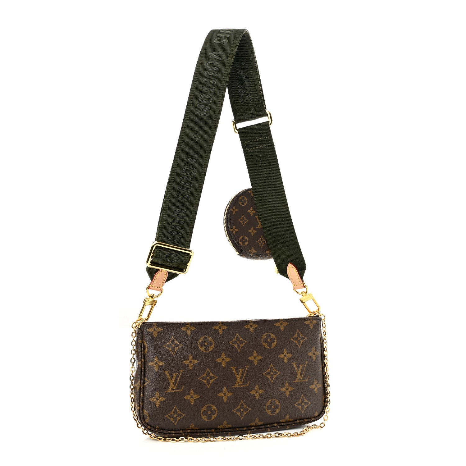 Louis Vuitton Monogram Multi Pochette Accessories Kaki 3 of 10