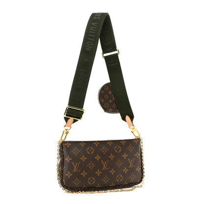 Louis Vuitton Monogram Multi Pochette Accessories Kaki 3 of 10