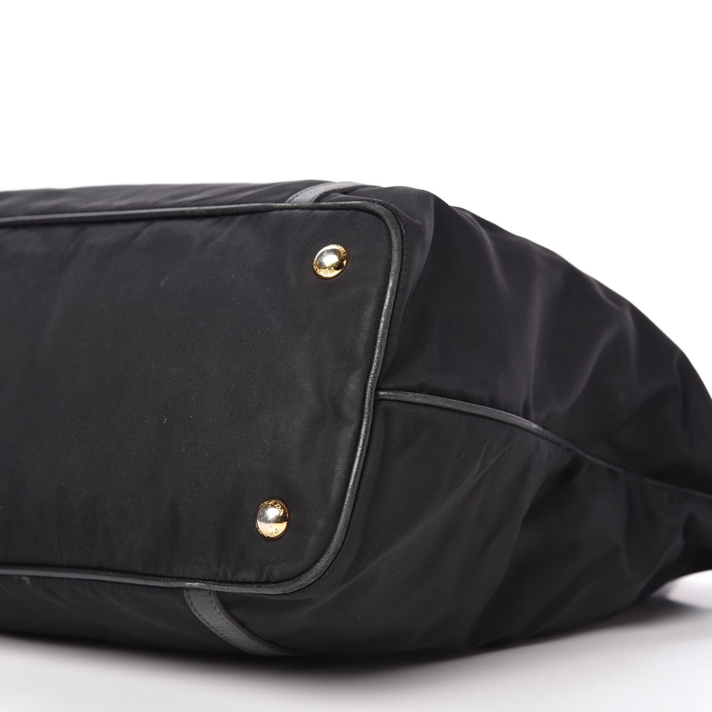 Tessuto Nylon Saffiano Tote Black