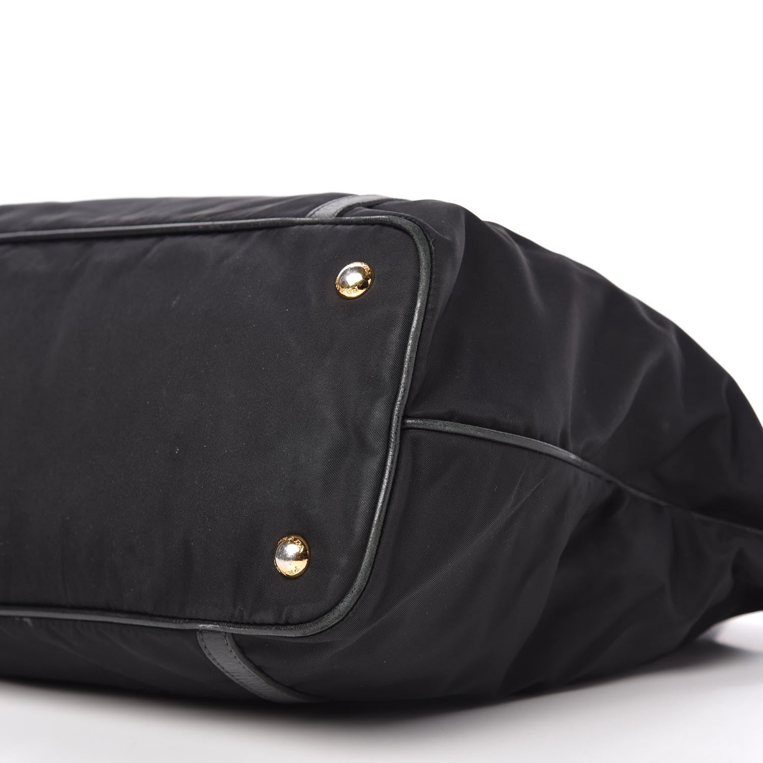 Prada Tessuto Nylon Saffiano Tote Black 7 of 12