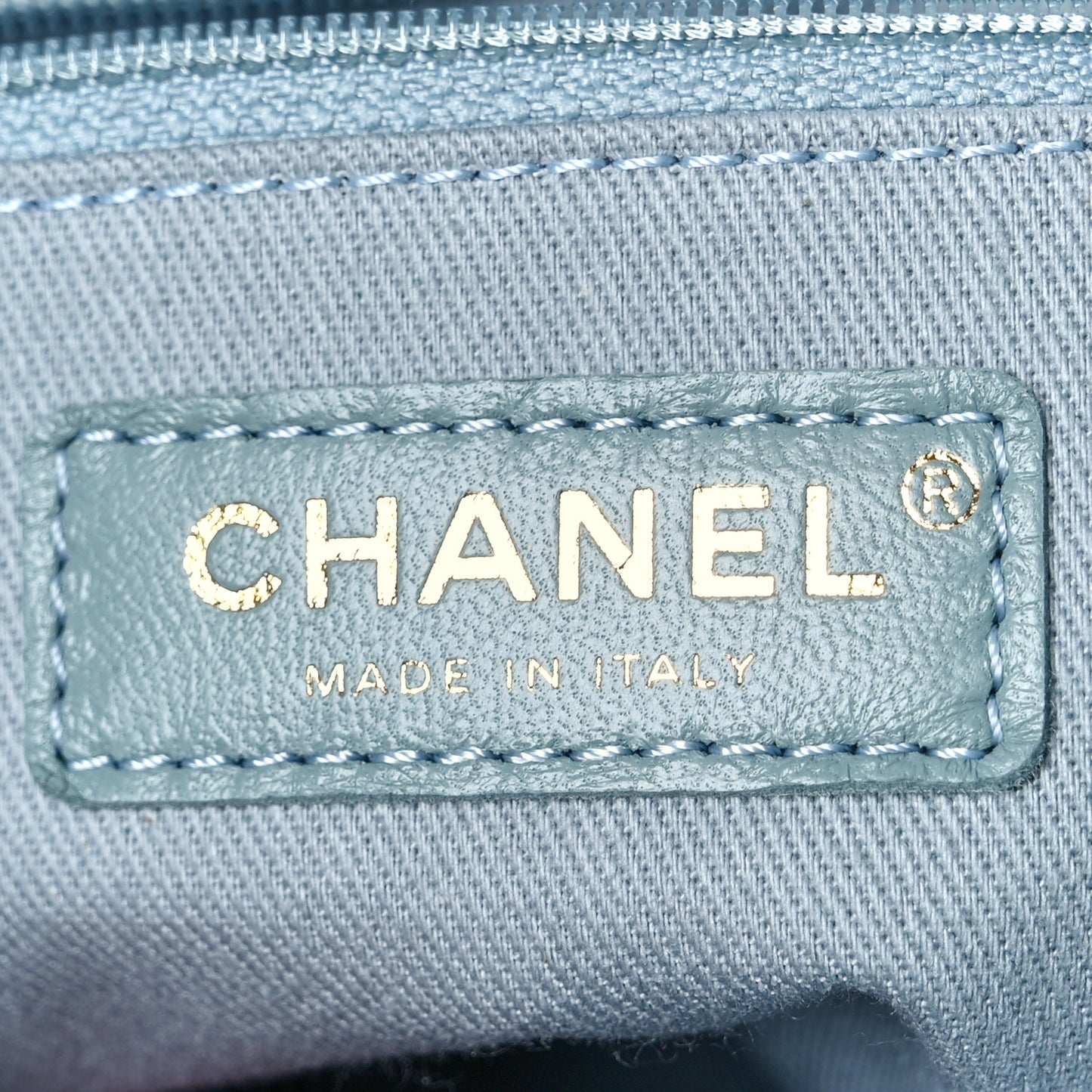 Caviar Quilted Business Affinity Backpack Light Blue