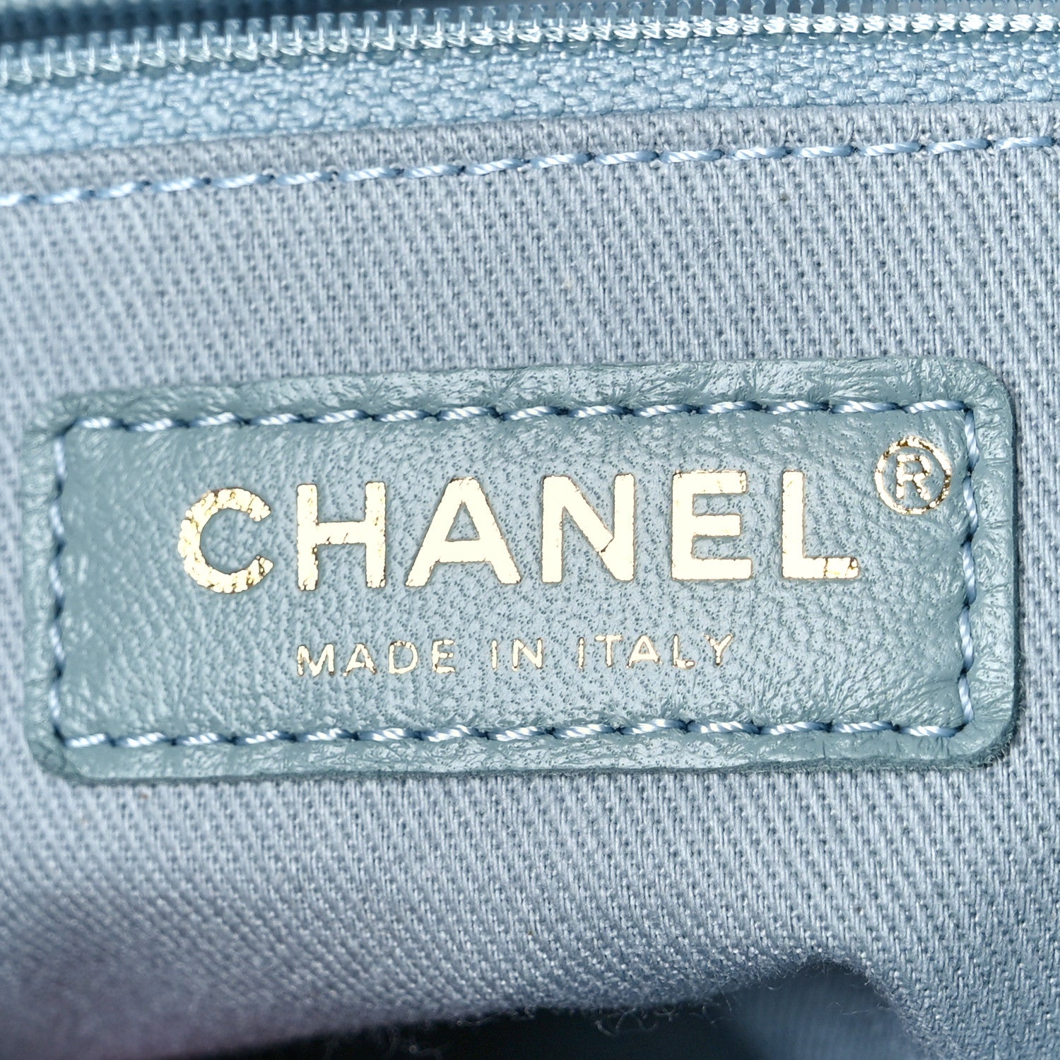 Chanel Caviar Quilted Business Affinity Backpack Light Blue 6 of 9
