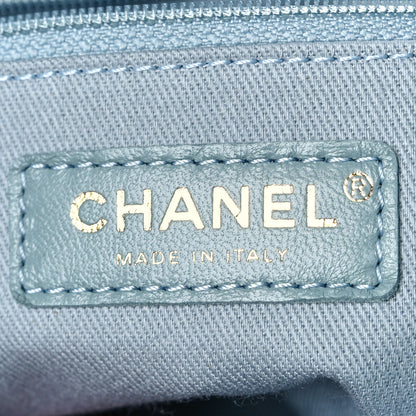 Chanel Caviar Quilted Business Affinity Backpack Light Blue 6 of 9