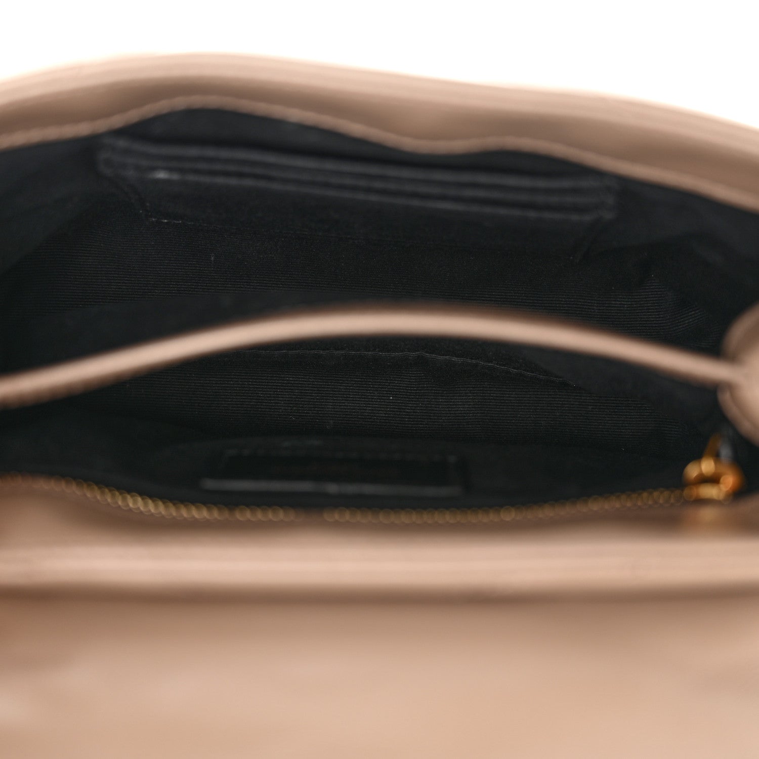 Saint Laurent Calfskin Y Quilted Monogram Toy Loulou Crossbody Bag Taupe 5 of 10