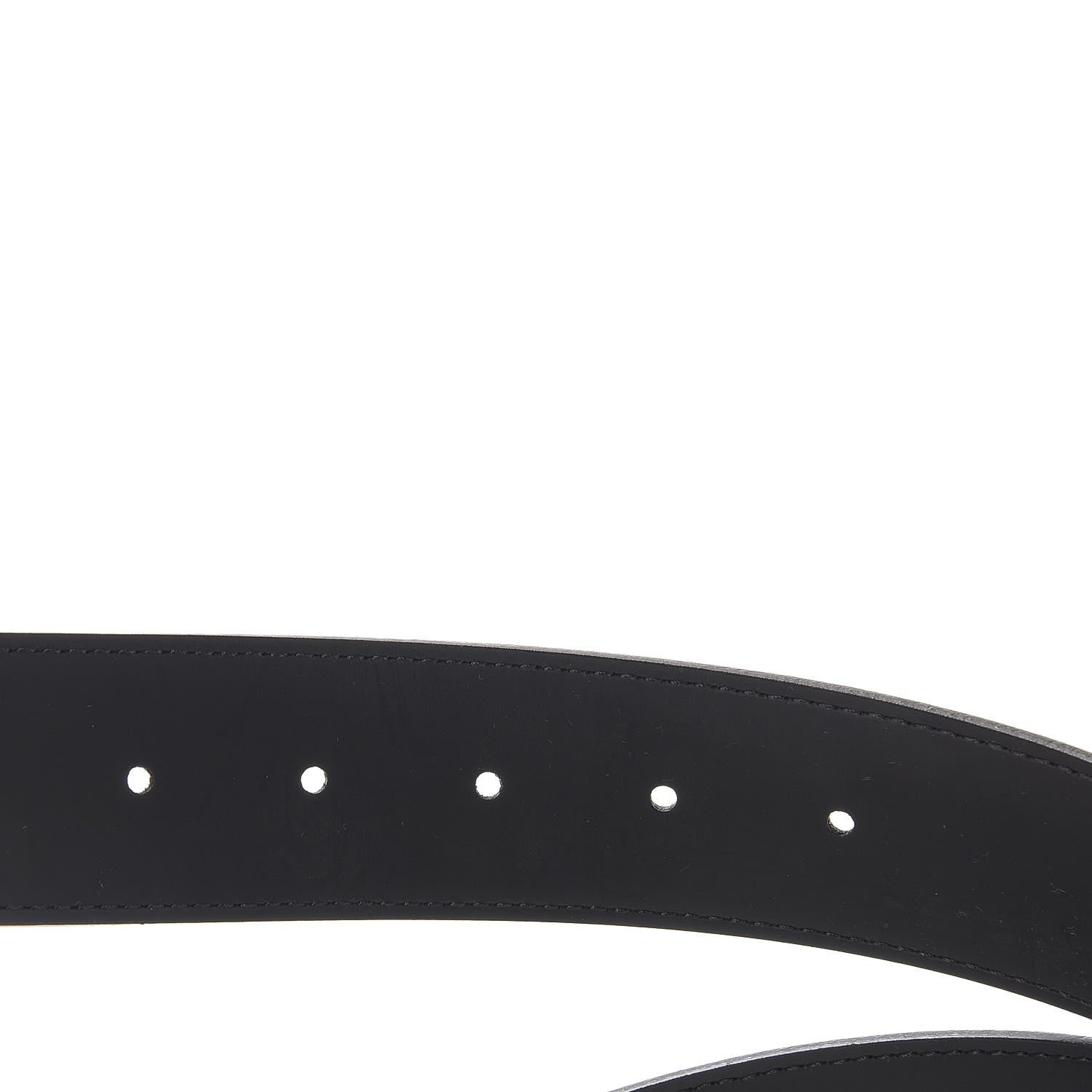 Louis Vuitton Monogram Eclipse Taigarama 40mm LV Initiales Reversible Belt 80 32 Black 6 of 8