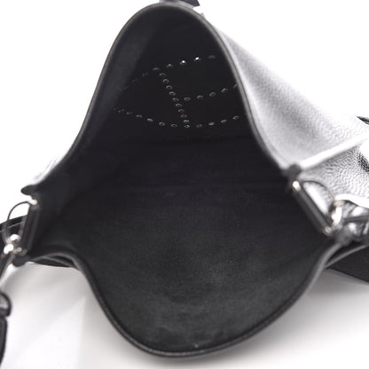 Hermes Taurillon Clemence Evelyne III PM Black 5 of 11