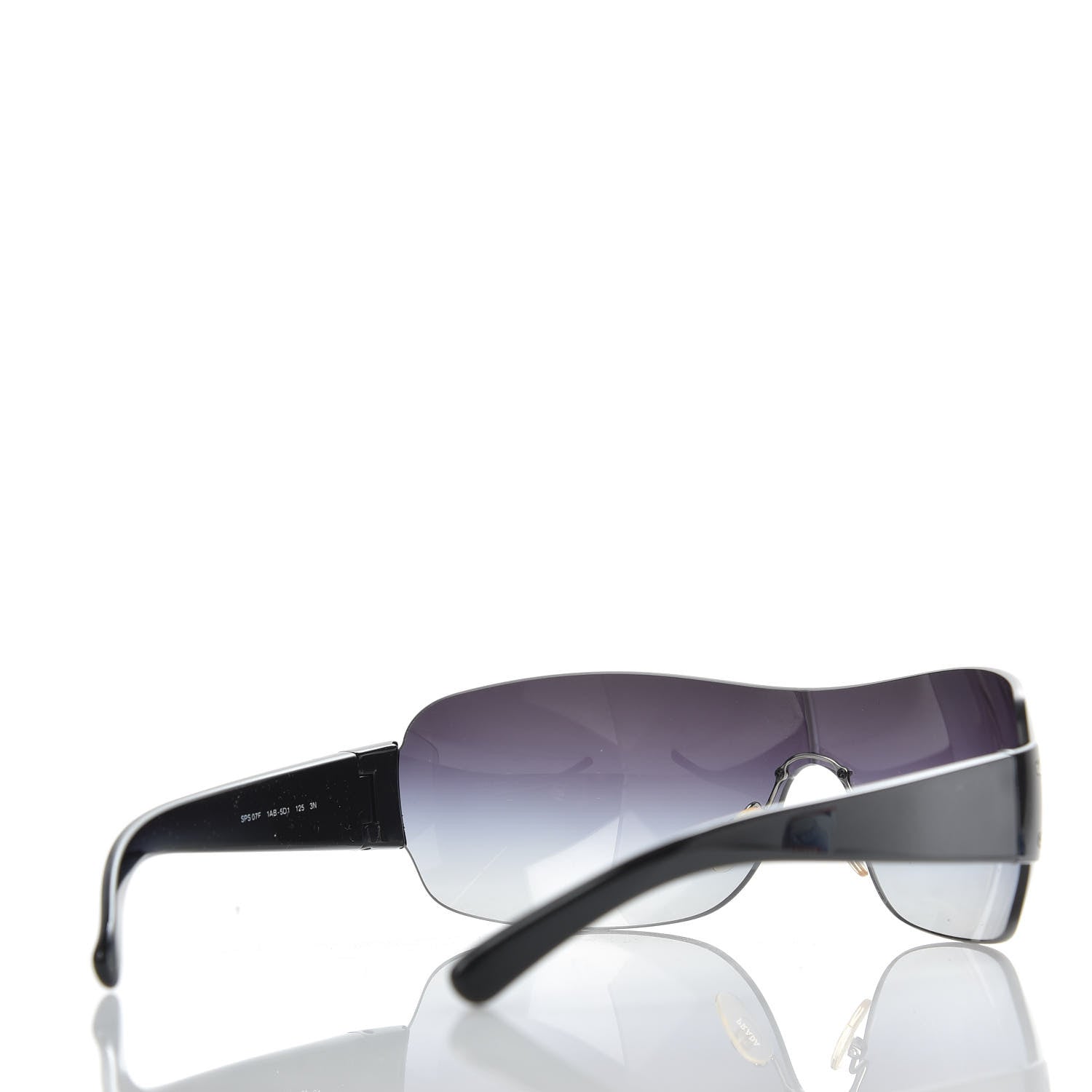 Prada Rimless Sunglasses SPS 07F Black 734358 – FASHIONPHILE