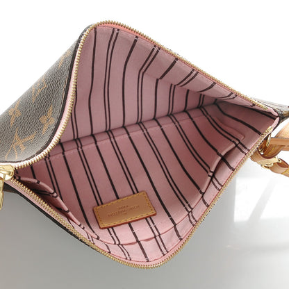 Louis Vuitton Monogram Neverfull MM GM Pochette Rose Ballerine 5 of 7