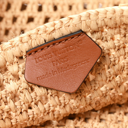Louis Vuitton Raffia Calfskin By The Pool OnTheGo MM Natural 10 of 17