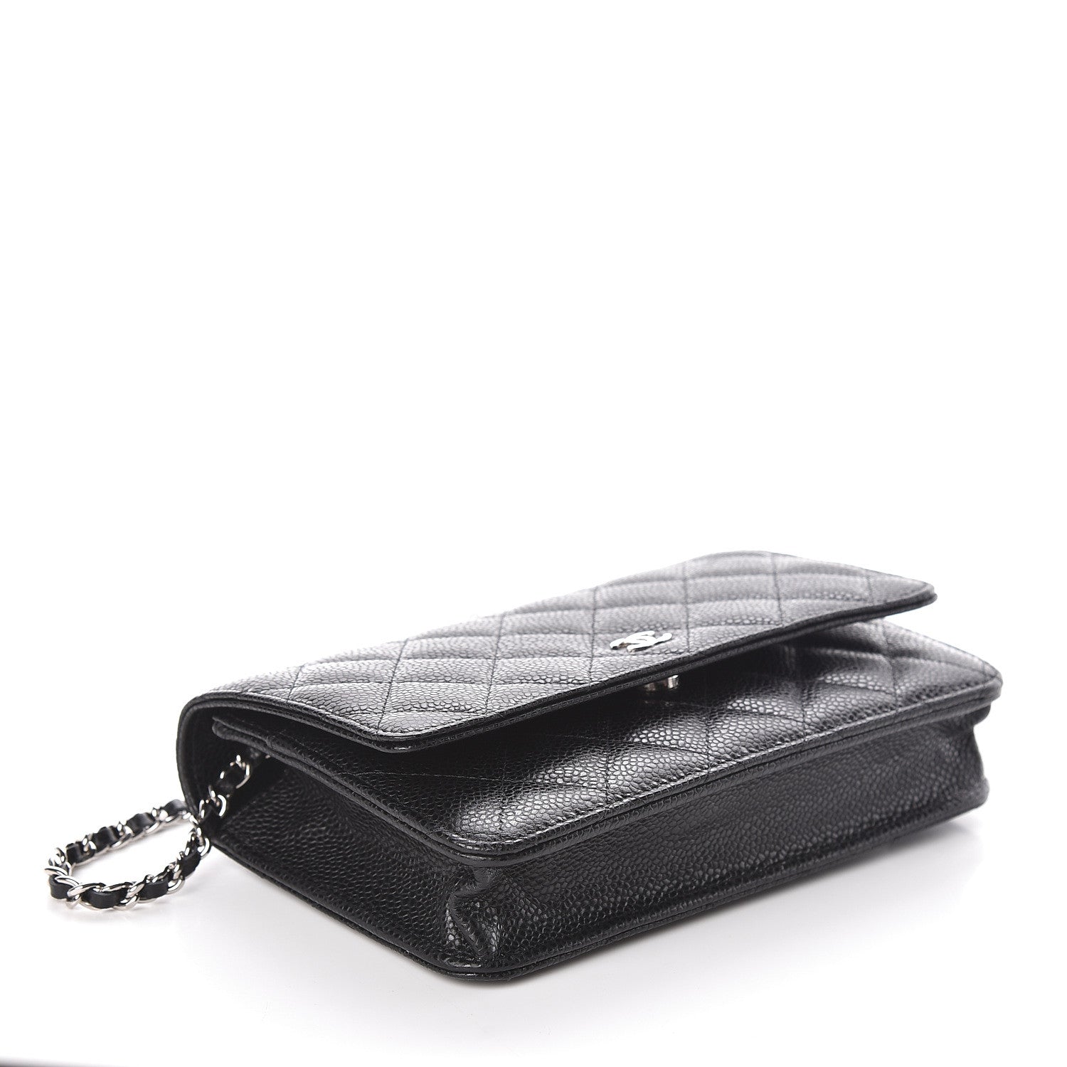 Chanel Caviar Quilted Wallet On Chain WOC Black 4 of 11