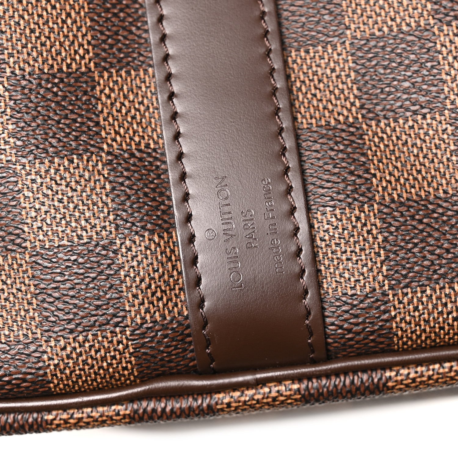 Louis Vuitton Damier Ebene Keepall Bandouliere 55 5 of 9