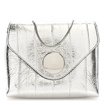 Khaite Metallic Eelskin Bobbi Bag Silver 1 of 9